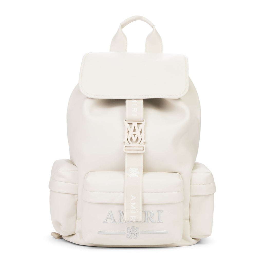 Alabaster Nappa Logo Embroidery Rucksack