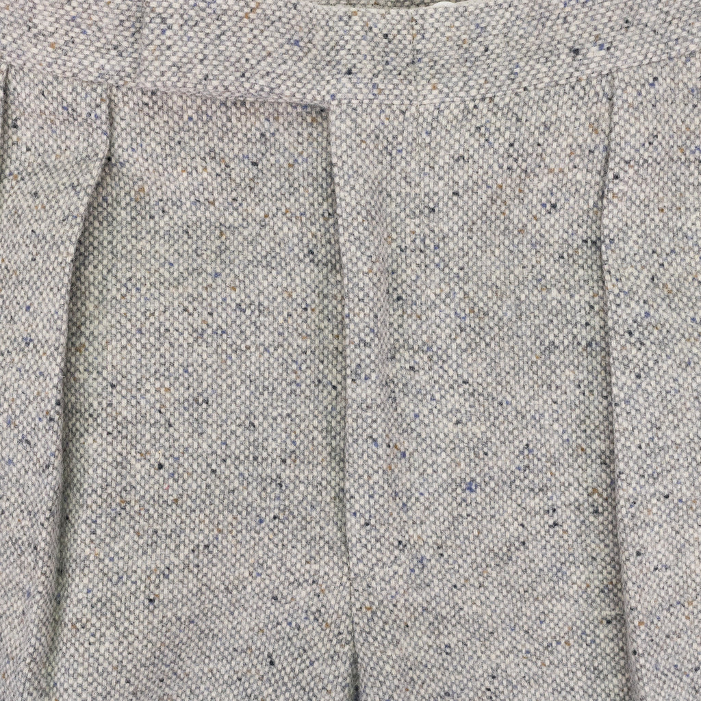 GRAY DONEGAL SUIT TROUSERS