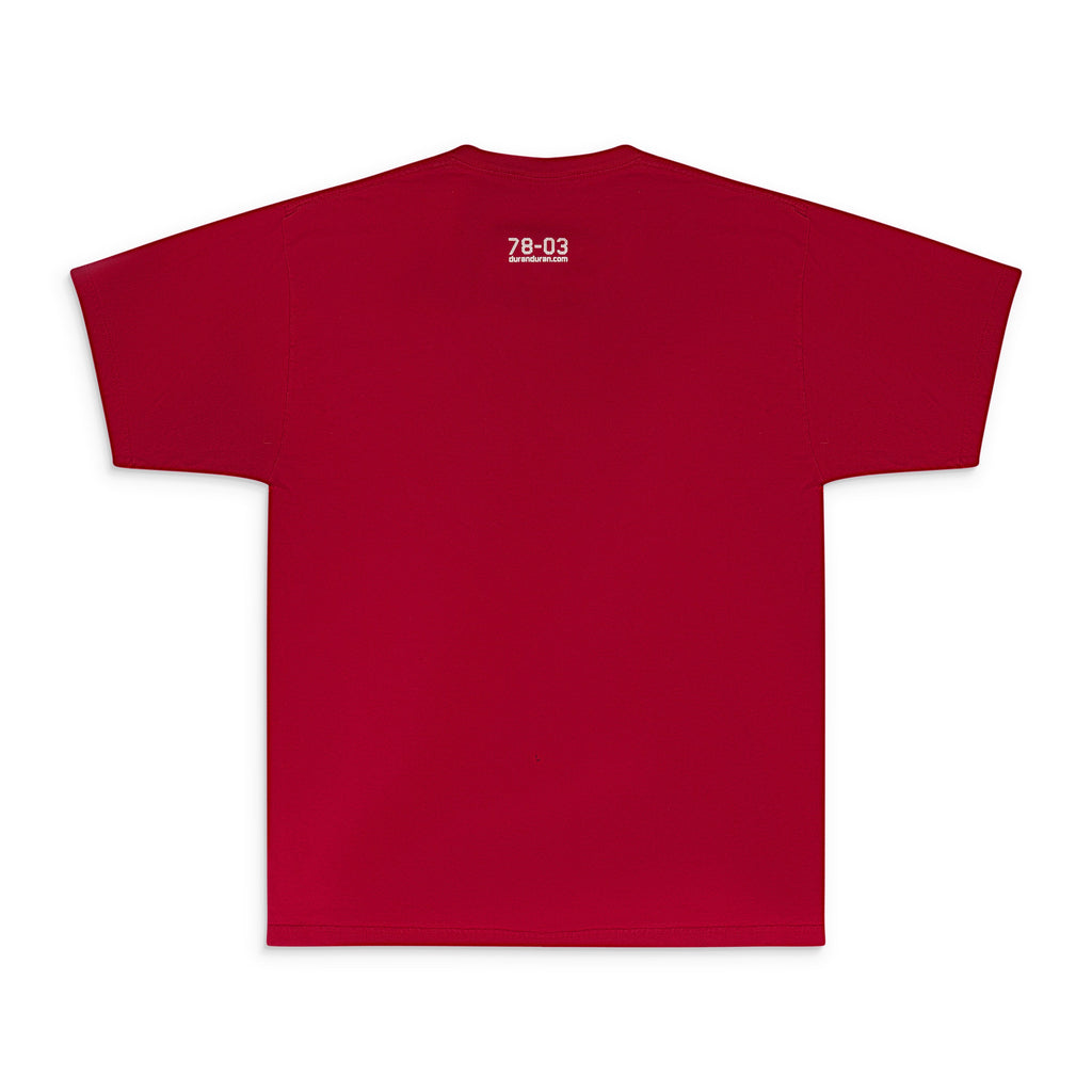 RED DURAN DURAN ROCKBAND T-SHIRT
