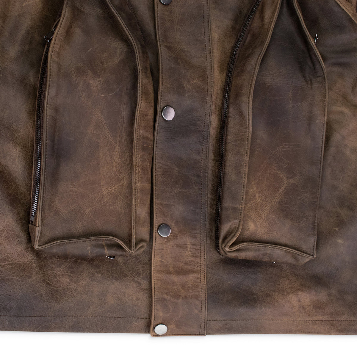 GREEN CLASSIC LEATHER JACKET