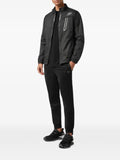 Plein Sport logo-print zip-up jacket