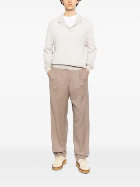 N.Peal half-button sweater