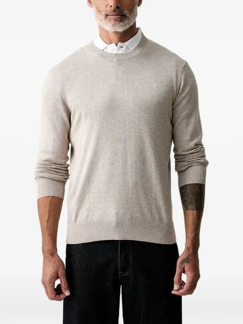 Hackett London logo-embroidered sweater
