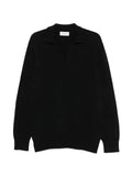 Laneus fine-knit long-sleeve sweater
