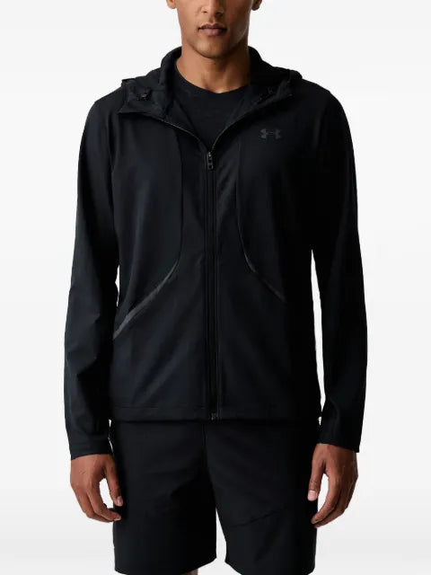 Under Armour Unstoppable logo-print zip-up hoodie