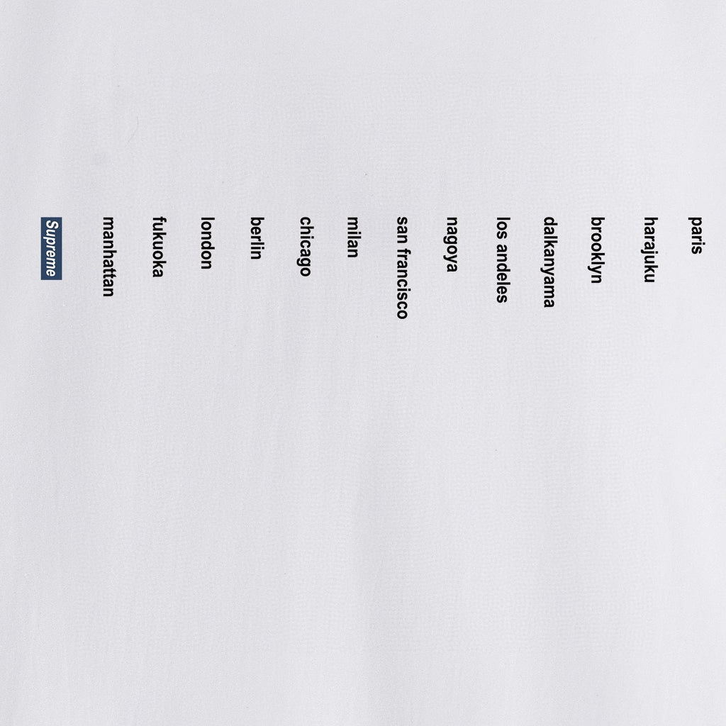 Supreme Location Graphic Short-Sleeve T-Shirt